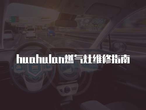 huahulan燃?xì)庠罹S修指南