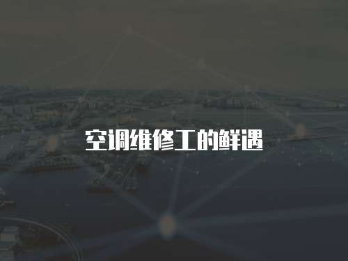 空調(diào)維修工的鮮遇