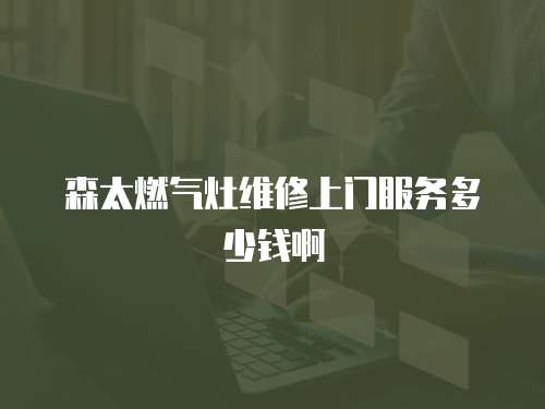 森太燃氣灶維修上門服務多少錢啊
