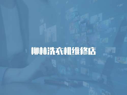 柳林洗衣機維修店