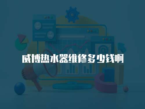 威博熱水器維修多少錢啊