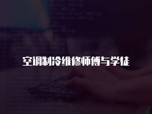 空調制冷維修師傅與學徒