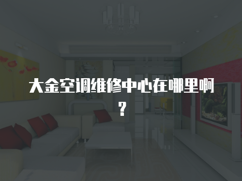 大金空調(diào)維修中心在哪里啊？