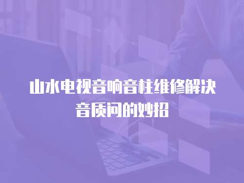 山水電視音響音柱維修解決音質問的妙招