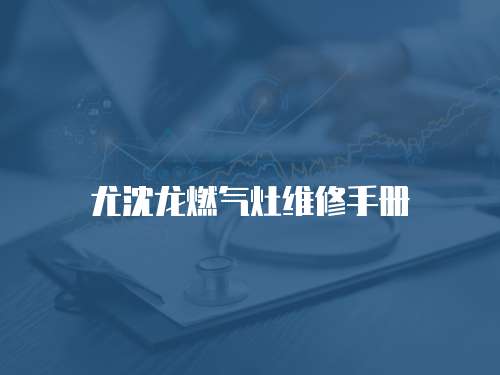 尤沈龍燃?xì)庠罹S修手冊(cè)
