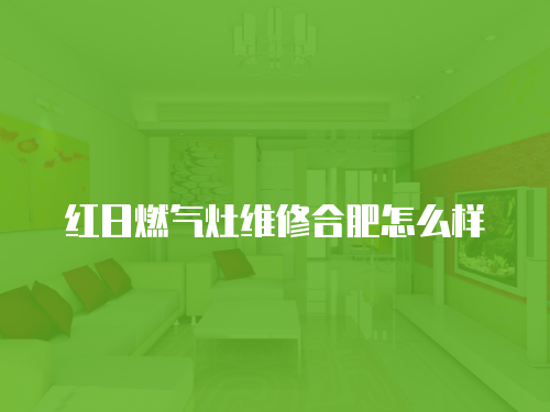 紅日燃氣灶維修合肥怎么樣