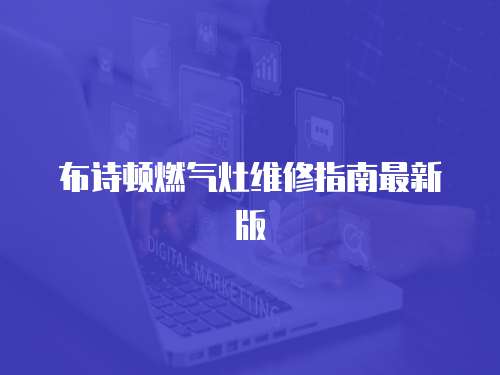 布詩頓燃氣灶維修指南最新版