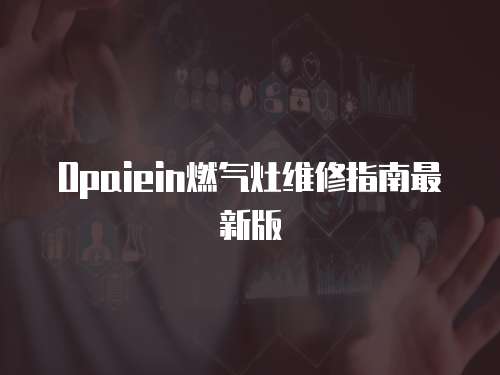 Opaiein燃?xì)庠罹S修指南最新版