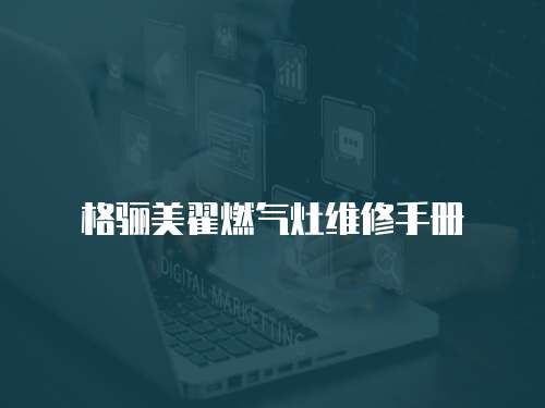 格驪美翟燃氣灶維修手冊