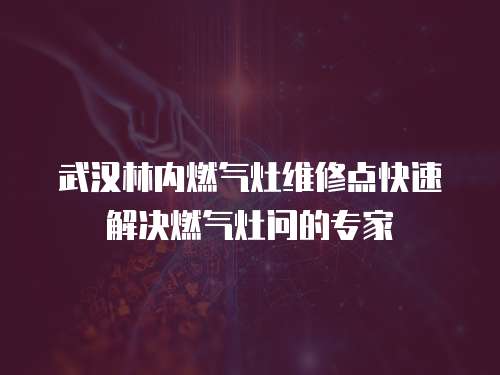 武漢林內燃氣灶維修點快速解決燃氣灶問的專家