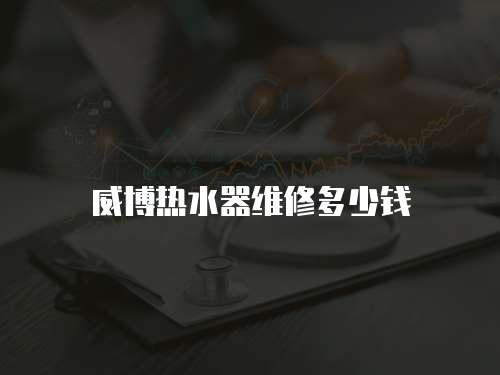 威博熱水器維修多少錢