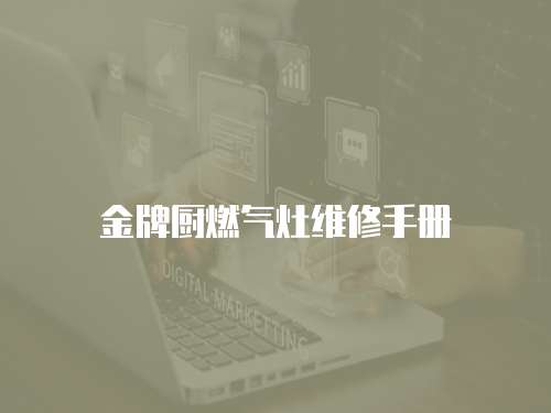 金牌廚燃氣灶維修手冊