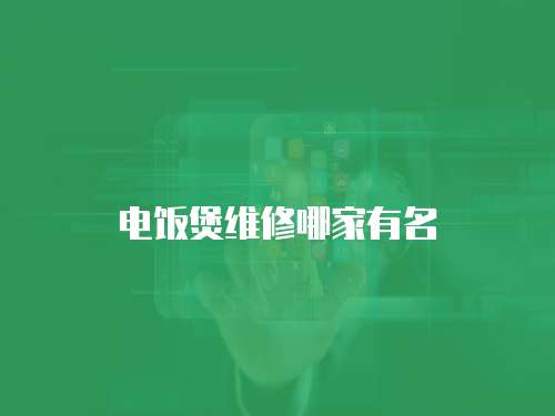 電飯煲維修哪家有名