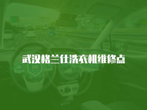 武漢格蘭仕洗衣機維修點