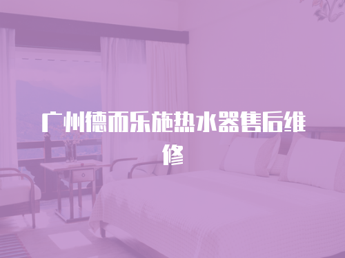 廣州德而樂施熱水器售后維修