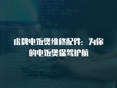 虎牌電飯煲維修配件：為你的電飯煲保駕護航