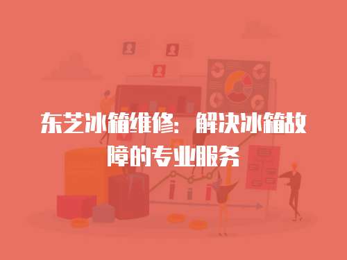 東芝冰箱維修：解決冰箱故障的專業服務