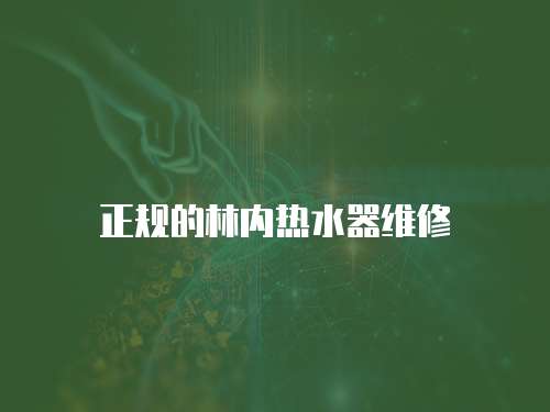 正規的林內熱水器維修