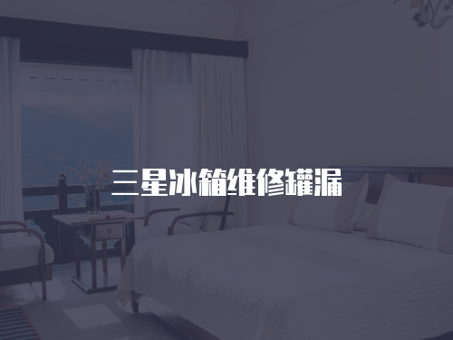 三星冰箱維修罐漏