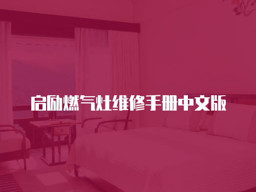 啟勵(lì)燃?xì)庠罹S修手冊(cè)中文版