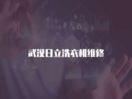 武漢日立洗衣機維修