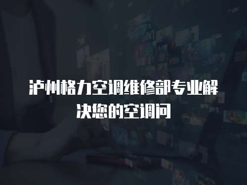 瀘州格力空調(diào)維修部專業(yè)解決您的空調(diào)問(wèn)