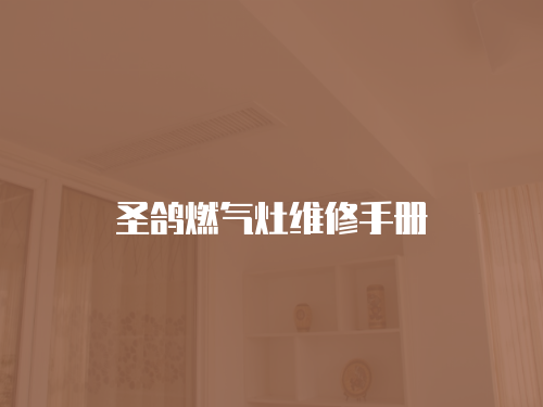 圣鴿燃氣灶維修手冊