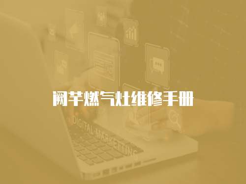 闕芊燃氣灶維修手冊