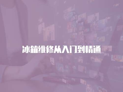 冰箱維修從入門到精通
