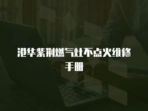 港華紫荊燃氣灶不點火維修手冊