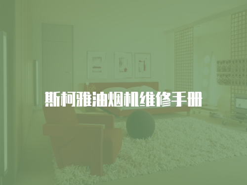 斯柯雅油煙機維修手冊