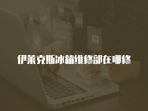 伊萊克斯冰箱維修部在哪修