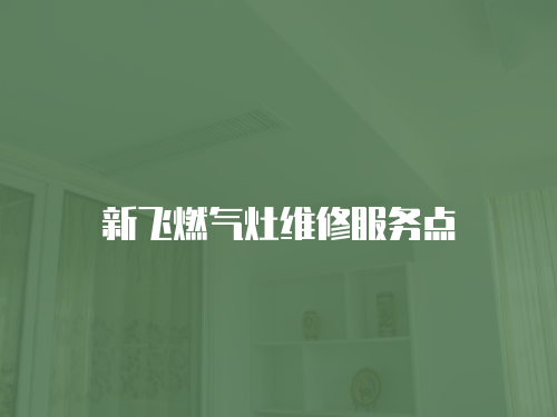 新飛燃氣灶維修服務點