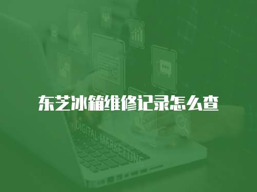 東芝冰箱維修記錄怎么查