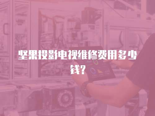 堅果投影電視維修費用多少錢？