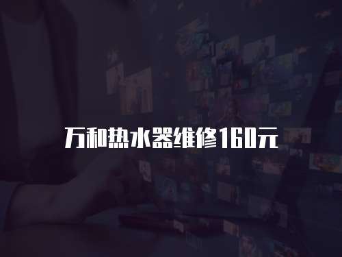 萬和熱水器維修160元