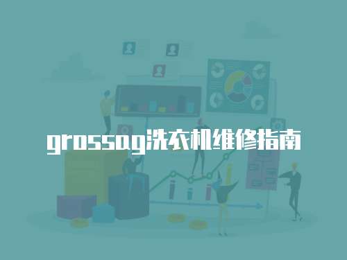 grossag洗衣機維修指南