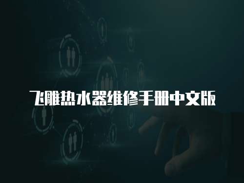飛雕熱水器維修手冊中文版