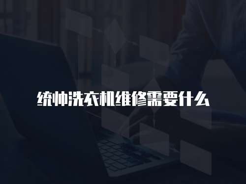 統帥洗衣機維修需要什么