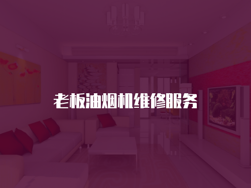 老板油煙機維修服務
