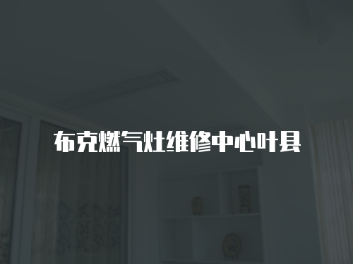 布克燃氣灶維修中心葉縣
