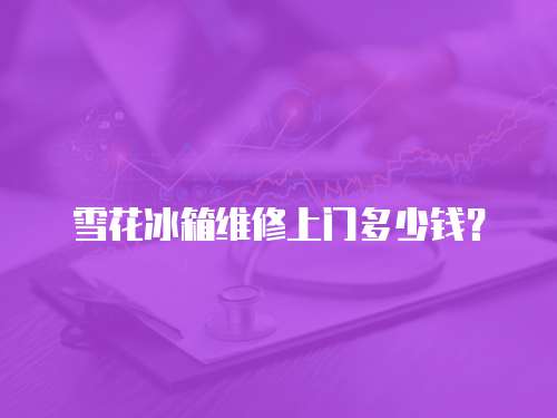 雪花冰箱維修上門多少錢？