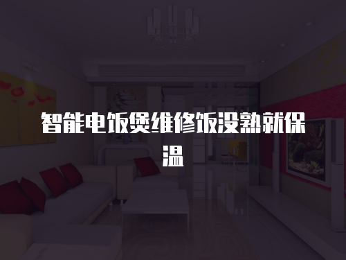 智能電飯煲維修飯沒熟就保溫