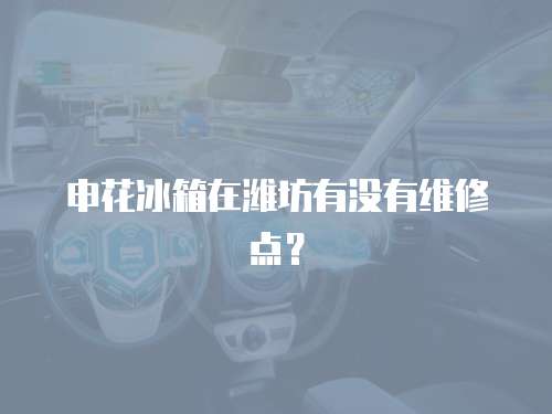 申花冰箱在濰坊有沒有維修點？