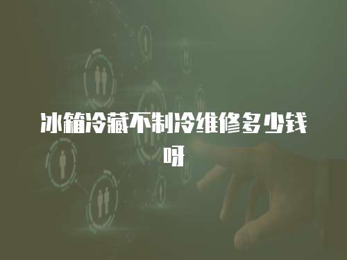 冰箱冷藏不制冷維修多少錢呀