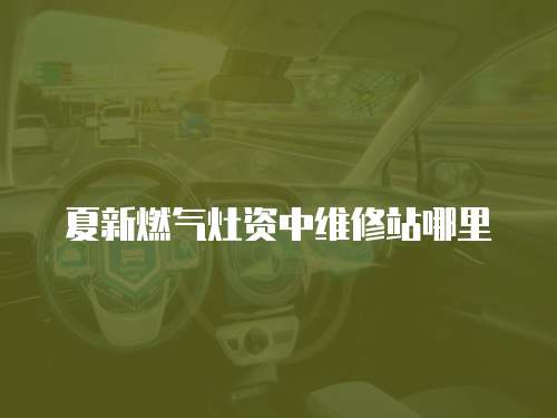 夏新燃氣灶資中維修站哪里