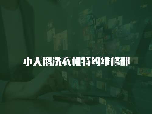 小天鵝洗衣機特約維修部