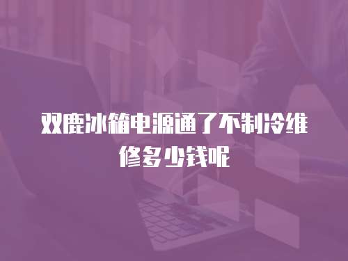 雙鹿冰箱電源通了不制冷維修多少錢呢