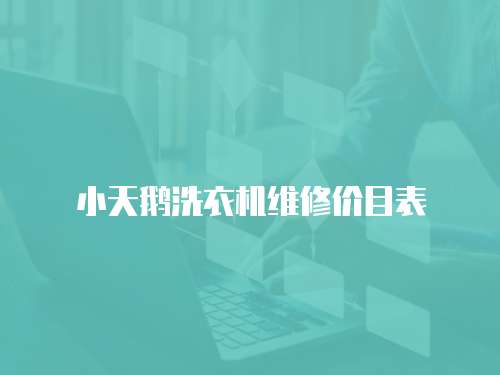 小天鵝洗衣機(jī)維修價目表