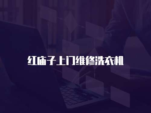 紅廟子上門維修洗衣機